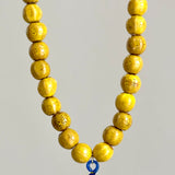 Yellow and blue patrician necklace