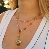 PREVENTA Charm abeja cerámica