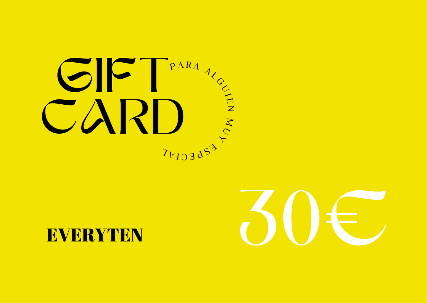 Gift card €30