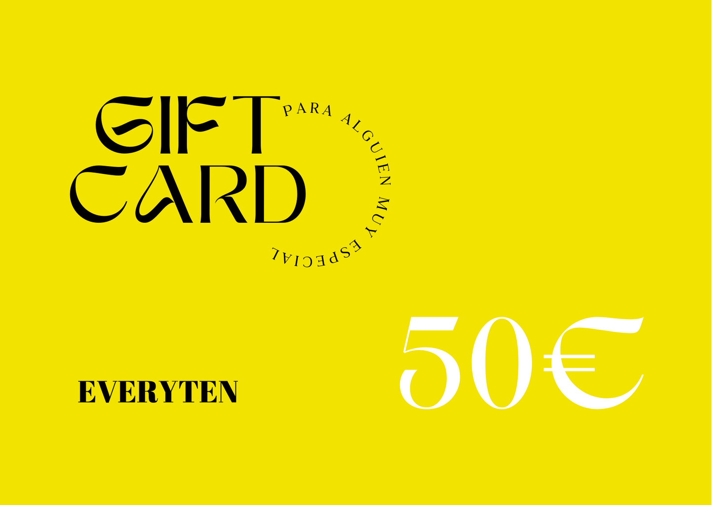 Gift card €50